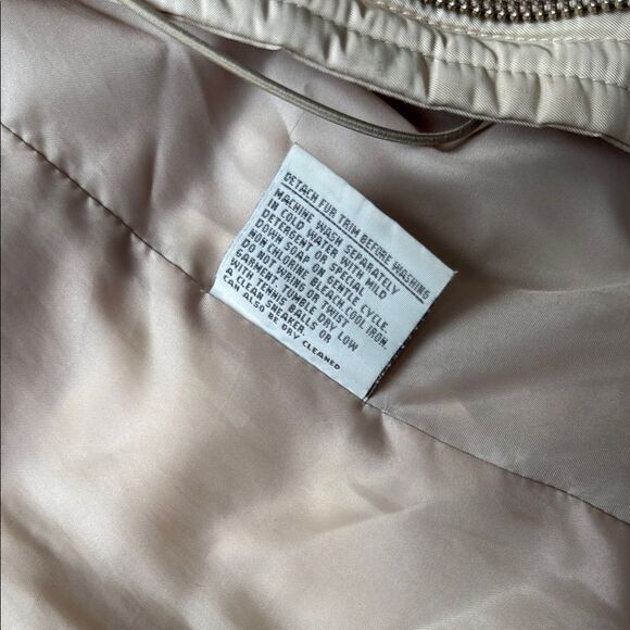 1 Madison Tan Puffer Jacket with Stand-Up Collar and Insulation - Picture 14 of 14